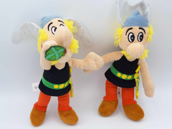 4er Set Asterix Miraculix Majestix Plüschfigur - 18cm